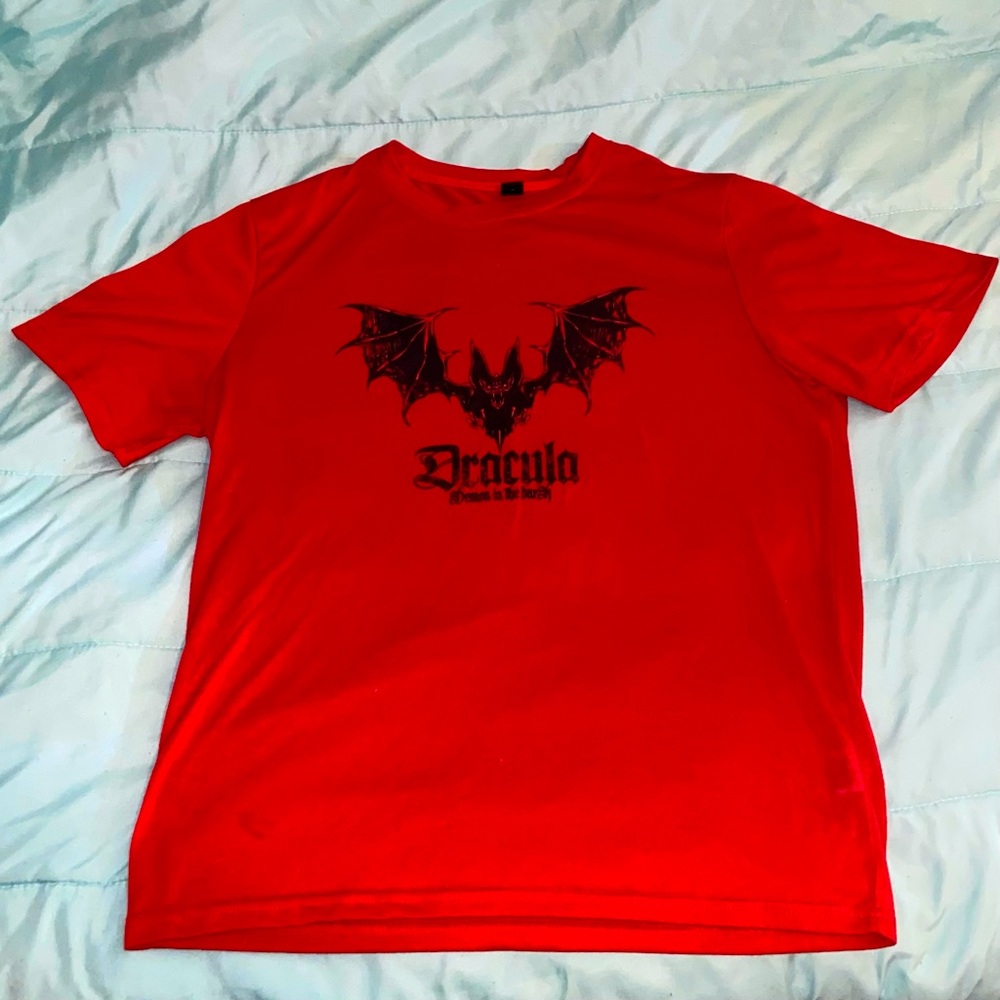 Mens Red Graphic T-shirt